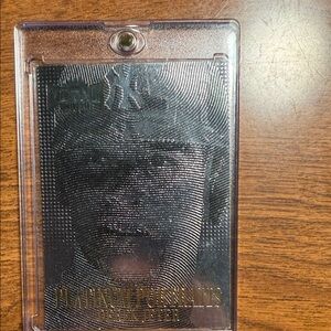 Platinum Portraits Metal Trading Card in Clear Holder